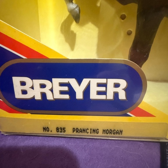Breyer Prancing Morgan Horse in Dark Brown and White - Picture 2 of 2